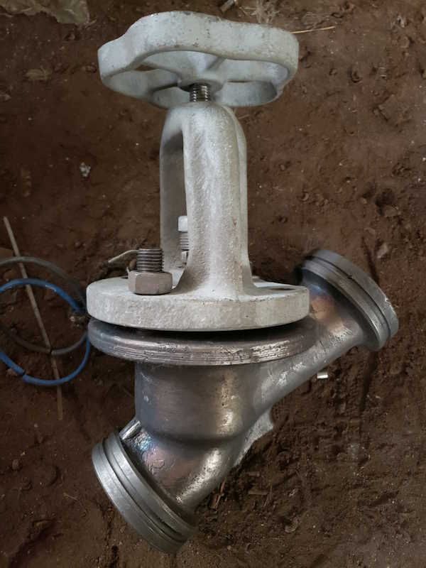 Клапан запорный титановый Dn32 Pn16 Клапан запорный титановый Dn32 Pn16