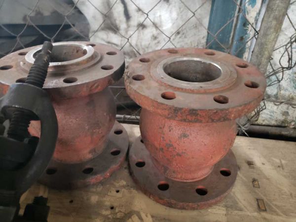 Затвор обратный поворотный 19с38нж Dn80 Pn40 Затвор обратный поворотный 19с38нж Dn80 Pn40