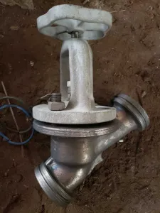 Клапан запорный титановый Dn32 Pn16